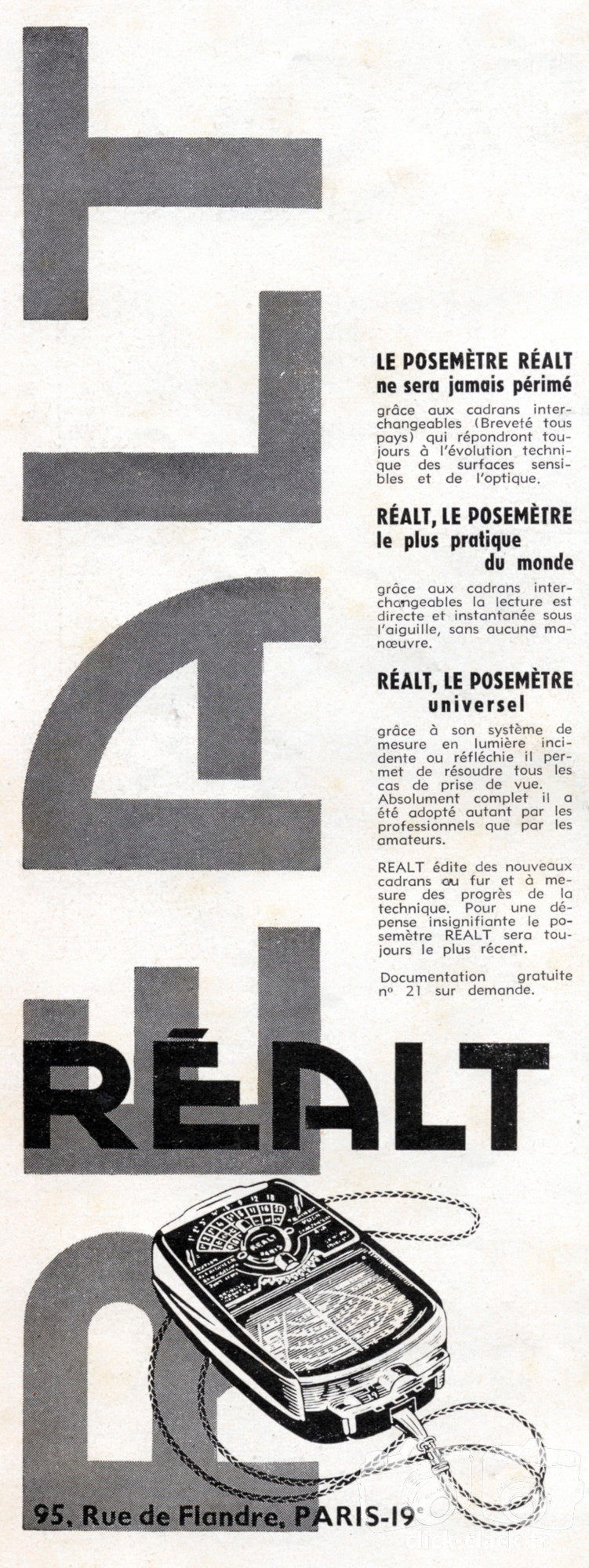 Réalt - Cellule Réalt II Luxe - 1956