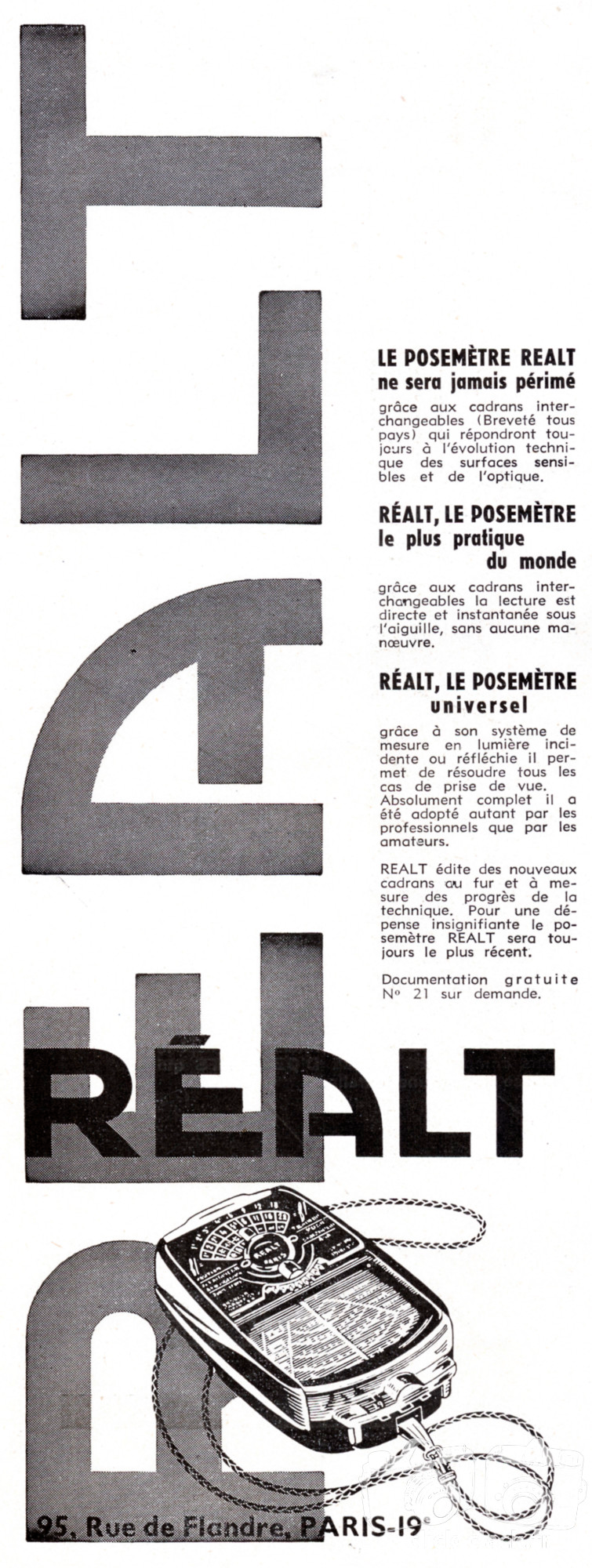 Réalt - Cellule Réalt II Luxe - 1957