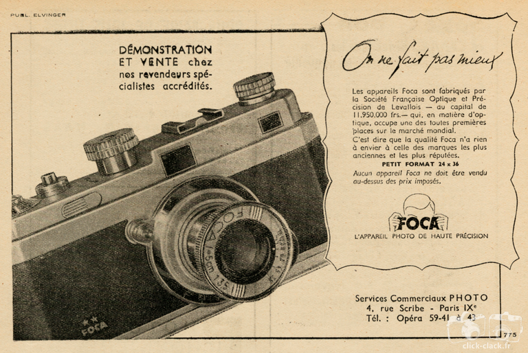 OPL - Foca ** - mars 1946 - Photo-Cinéma