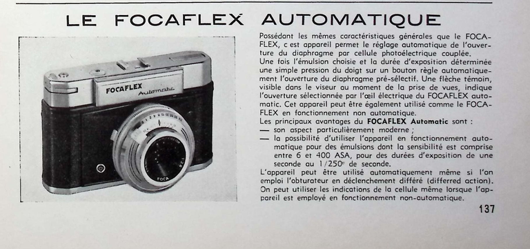 OPL - Focaflex automatic - mai juin 1960 - Caméra huit n°16