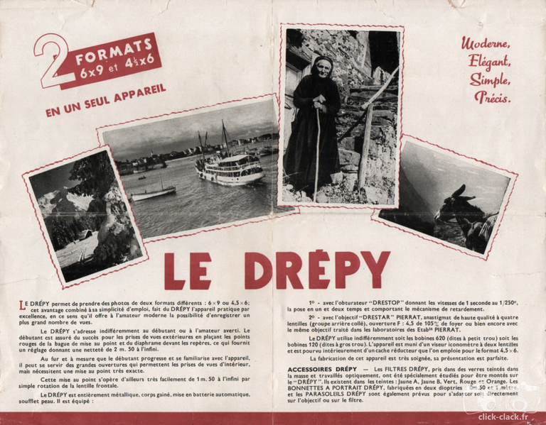 Drépy Pierreat - Dépliant Drépy - verso