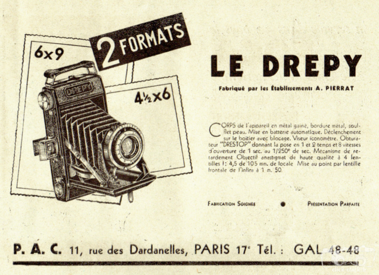 Drépy Pierrat - Le Drépy - mars 1948 - Photo-Cinéma