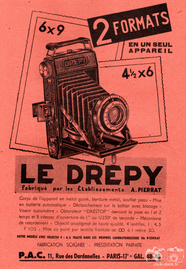 Drépy Pierrat - Le Drépy - avril 1948 - Photo-Cinéma