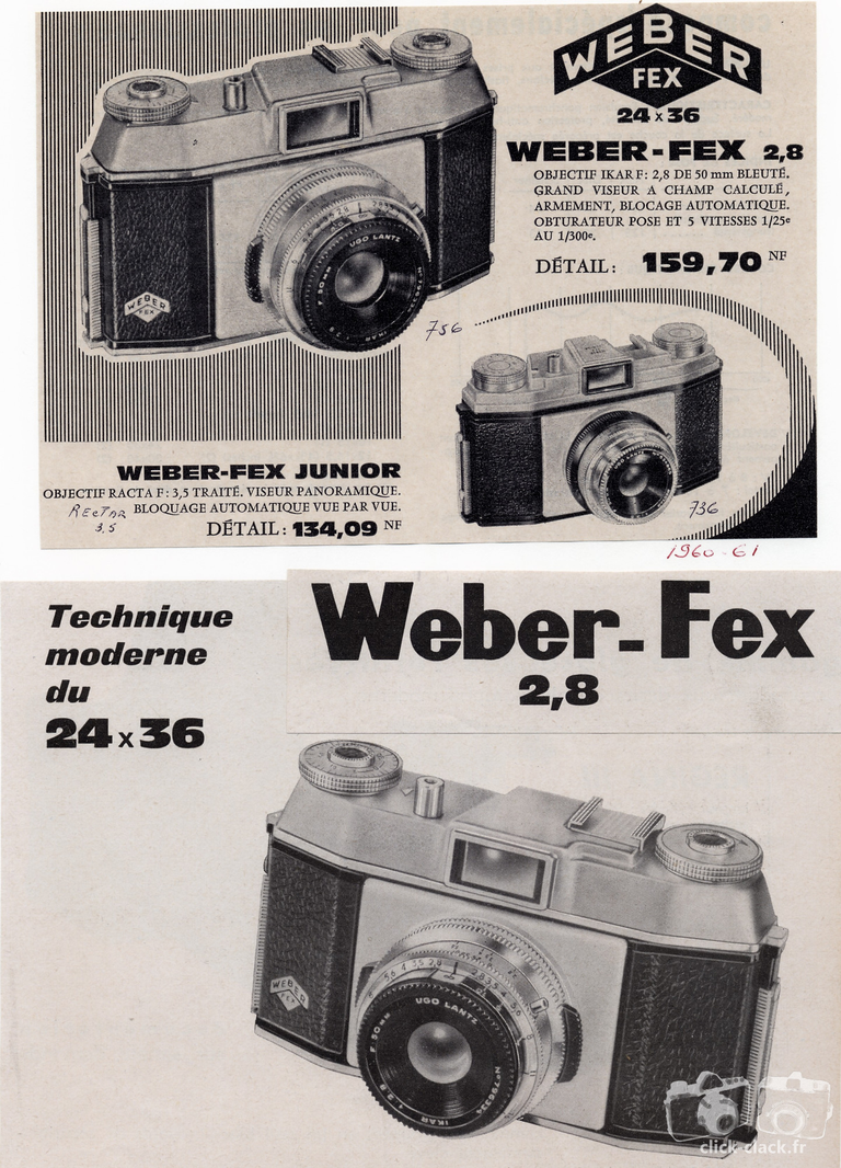 Fex-Indo - Weber-Fex 2,8, Weber-Fex Junior - 1960
