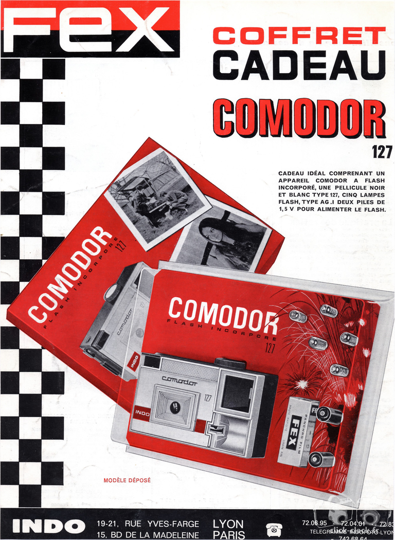 Fex-Indo - Publicité Comodor - 1969 - Le Photographe