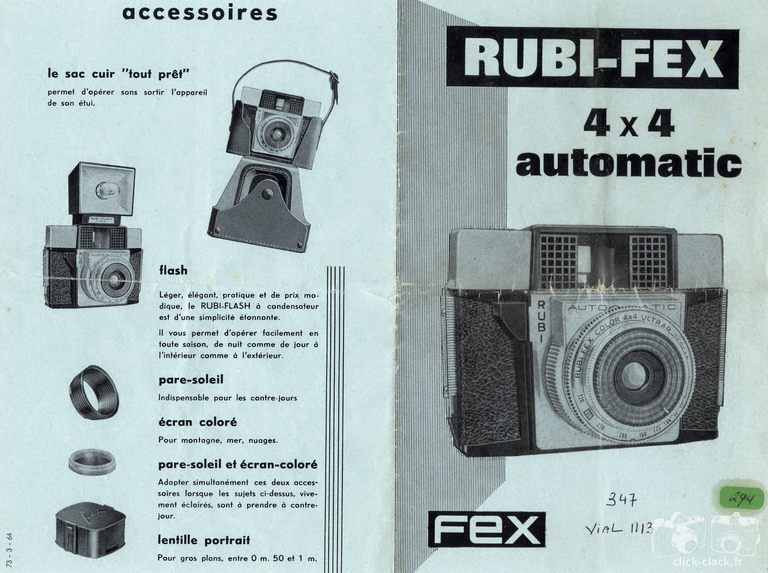 Fex-Indo - Dépliant Rubi-Fex Automatic