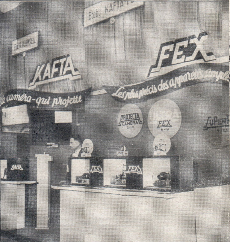 Stand Kafta Fex - Salon de la Photo 1949