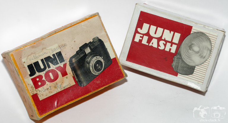 Fex-Indo - Boîtes de l'ensemble Juni-Boy version 1 et flash Juni