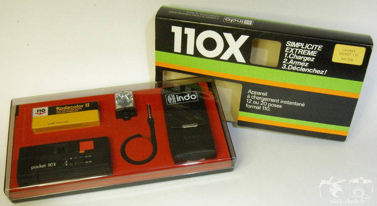 Fex-Indo - Coffret Pocket 110 x 4 réglages version ?. Notez que le coffret est marqué uniquement 110X, la mention Pocket a disparu.