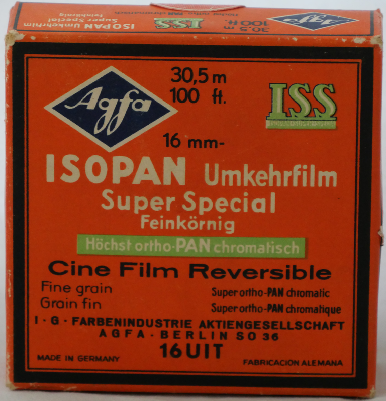 Agfa - Isopan Super Special 16 mm - avril 1938