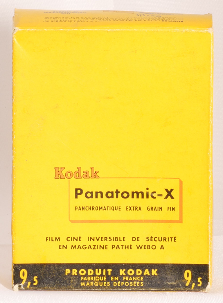 Boîte en carton - Kodak Panatomic-X - janvier 1967