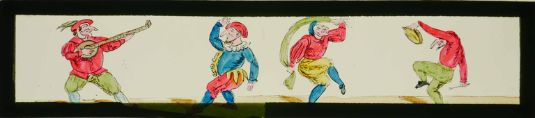 Caricatures - Grotesques - musiciens et danseurs