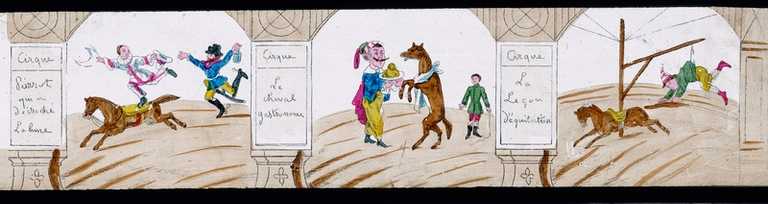 Le Cirque - Pierrot qui a décroché La lune - Le cheval gastronome - La Leçon d'équitation