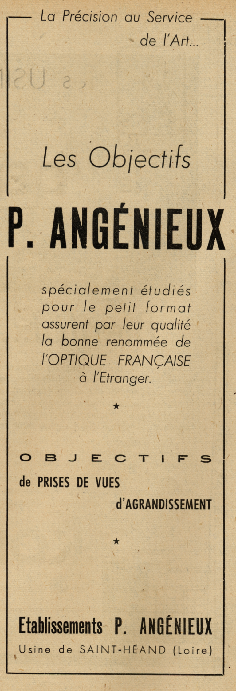Angénieux - 1946