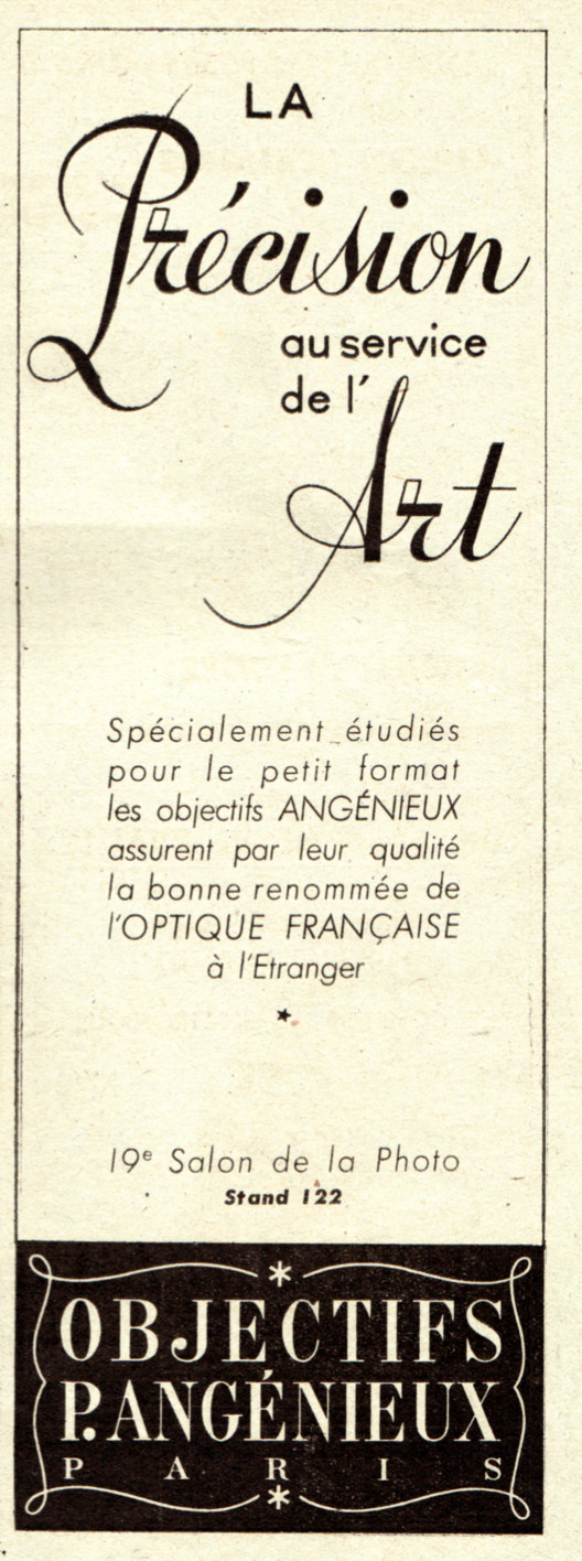 Angénieux - mars 1948 - Photo-Cinéma
