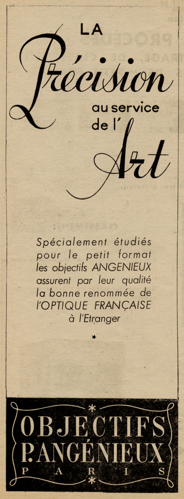 Angénieux - 1949