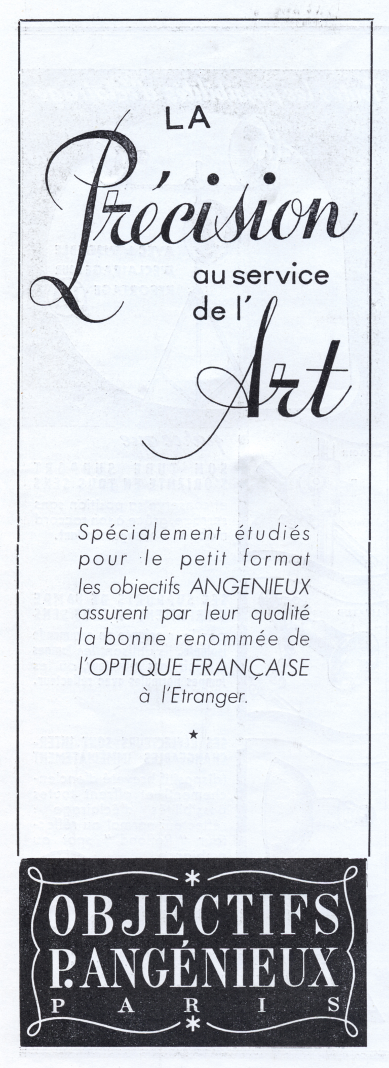 Angénieux - juillet 1951 - Photo-Cinéma