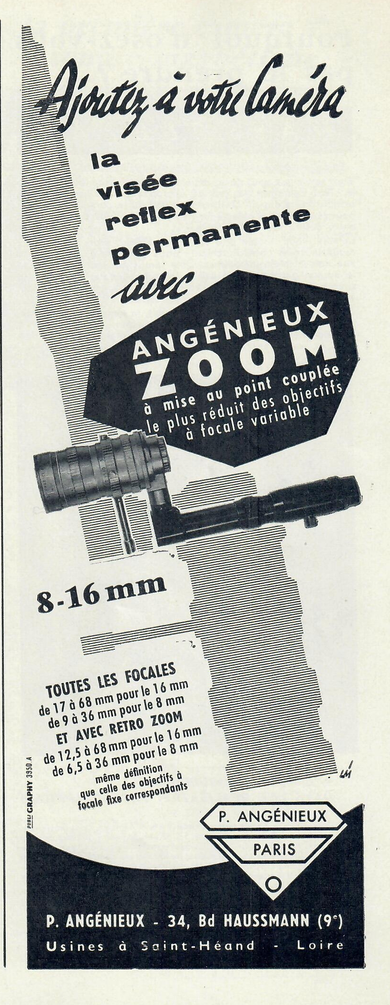 Angénieux - avril 1961 - Photo-Cinéma