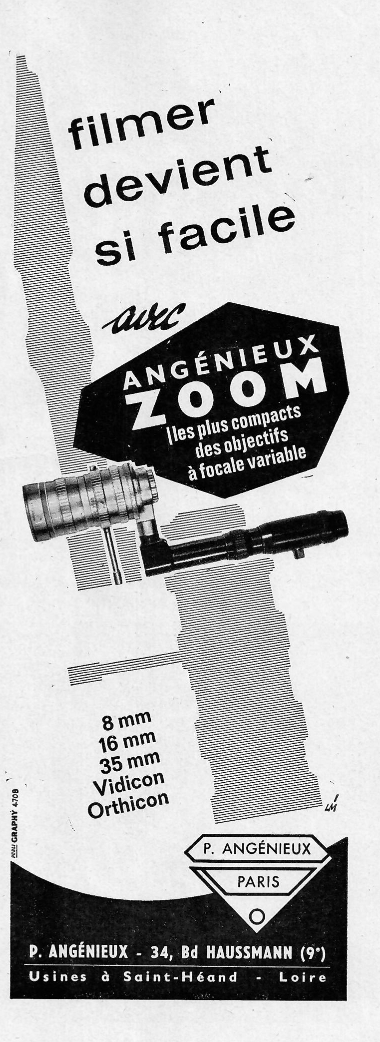 Angénieux - décembre 1961 - Photo-Cinéma