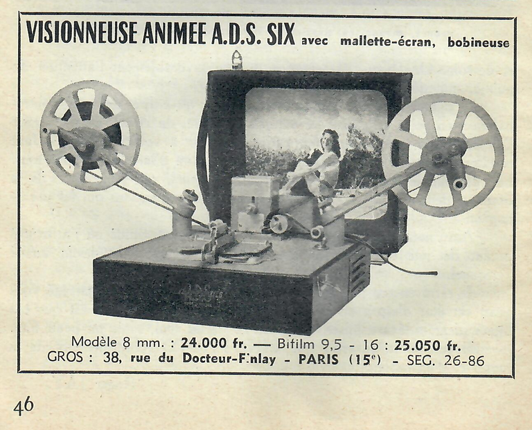 A.D.S. Visionneuse animée A.D.S. Six - mars 1953