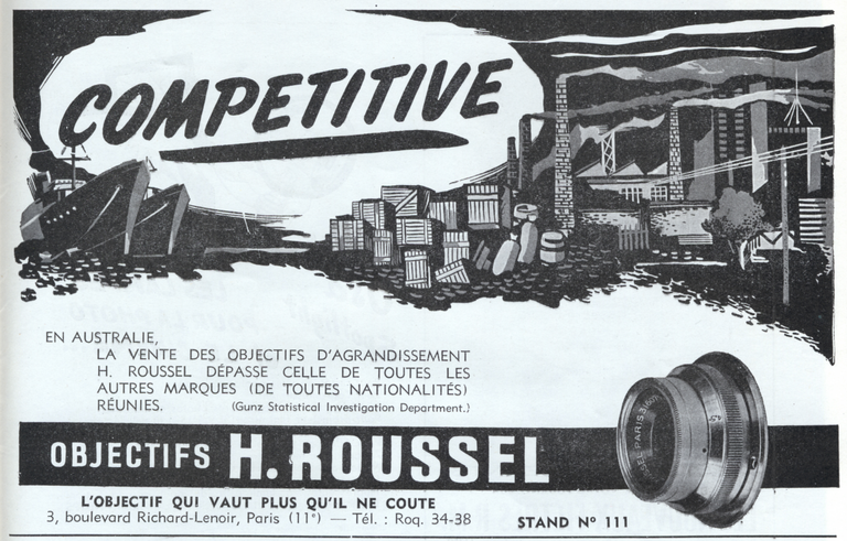 Roussel - Objectifs - 1951
