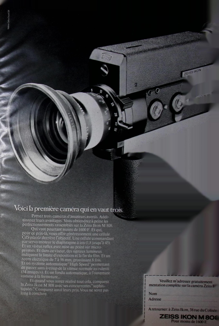 Yashica caméra M 808 - Photo - juin 1971