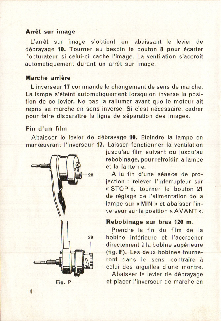 Paillard G3 - Notice - 14