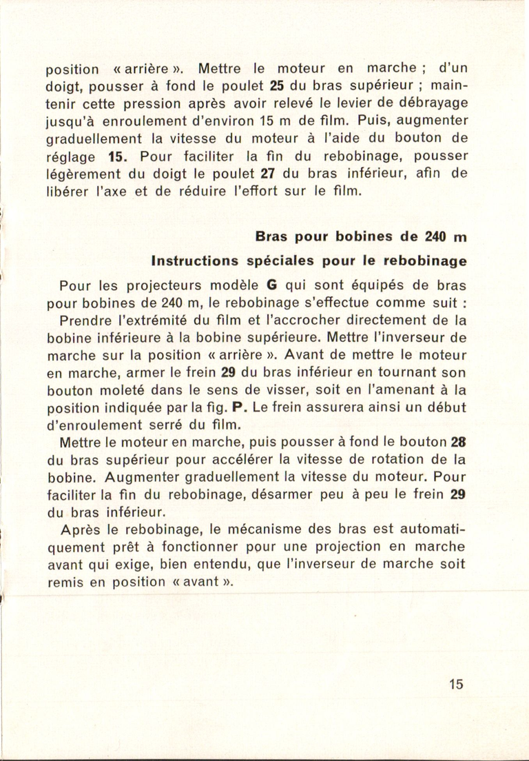 Paillard G3 - Notice - 15