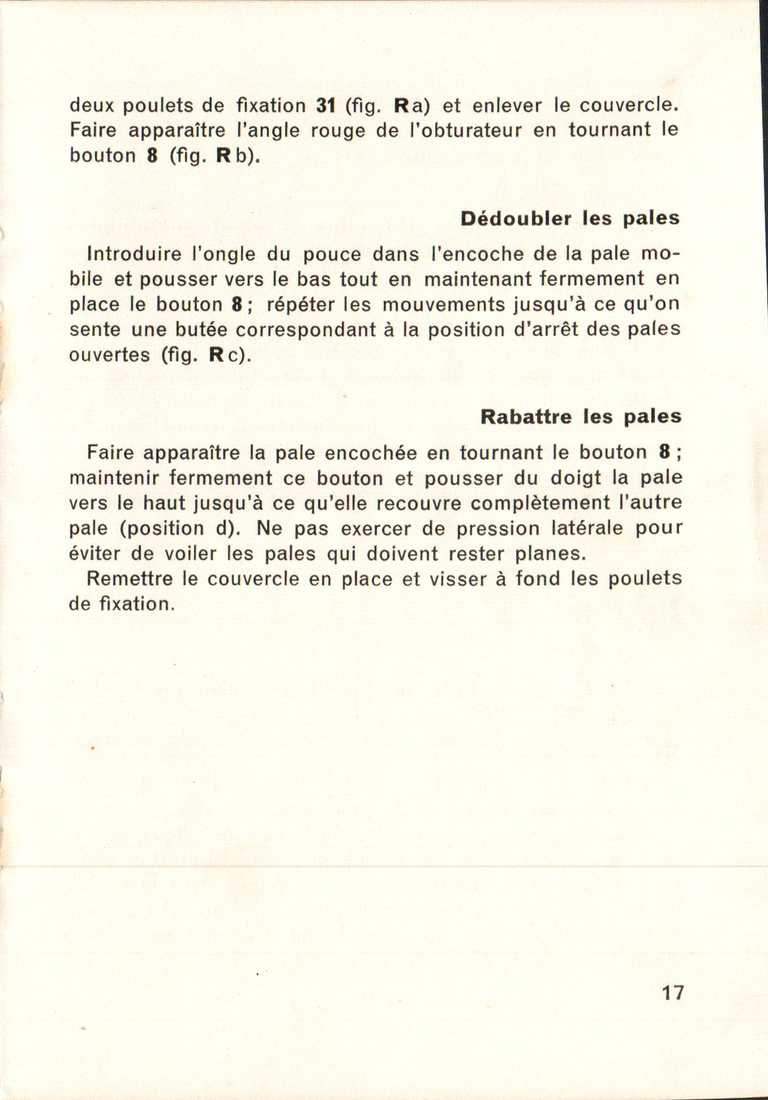 Paillard G3 - Notice - 17