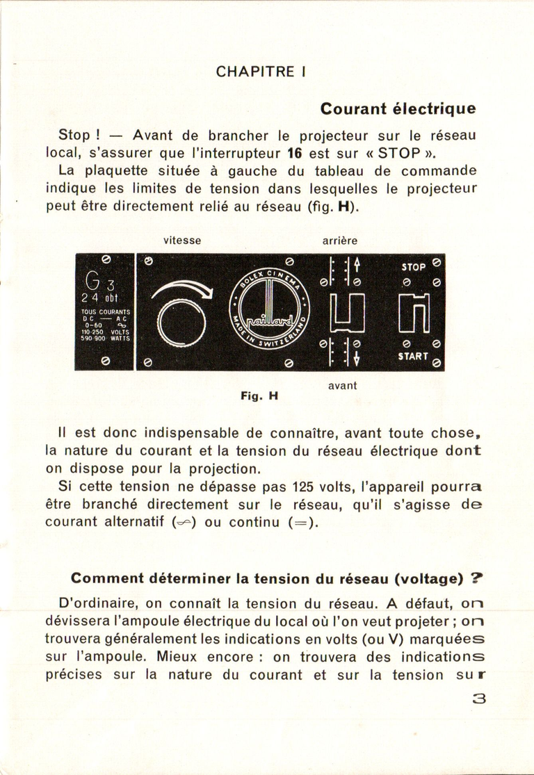 Paillard G3 - Notice - 3