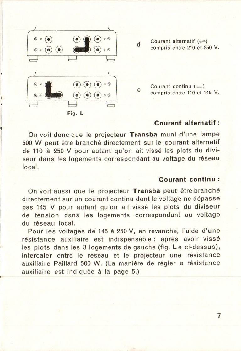 Paillard G3 - Notice - 7