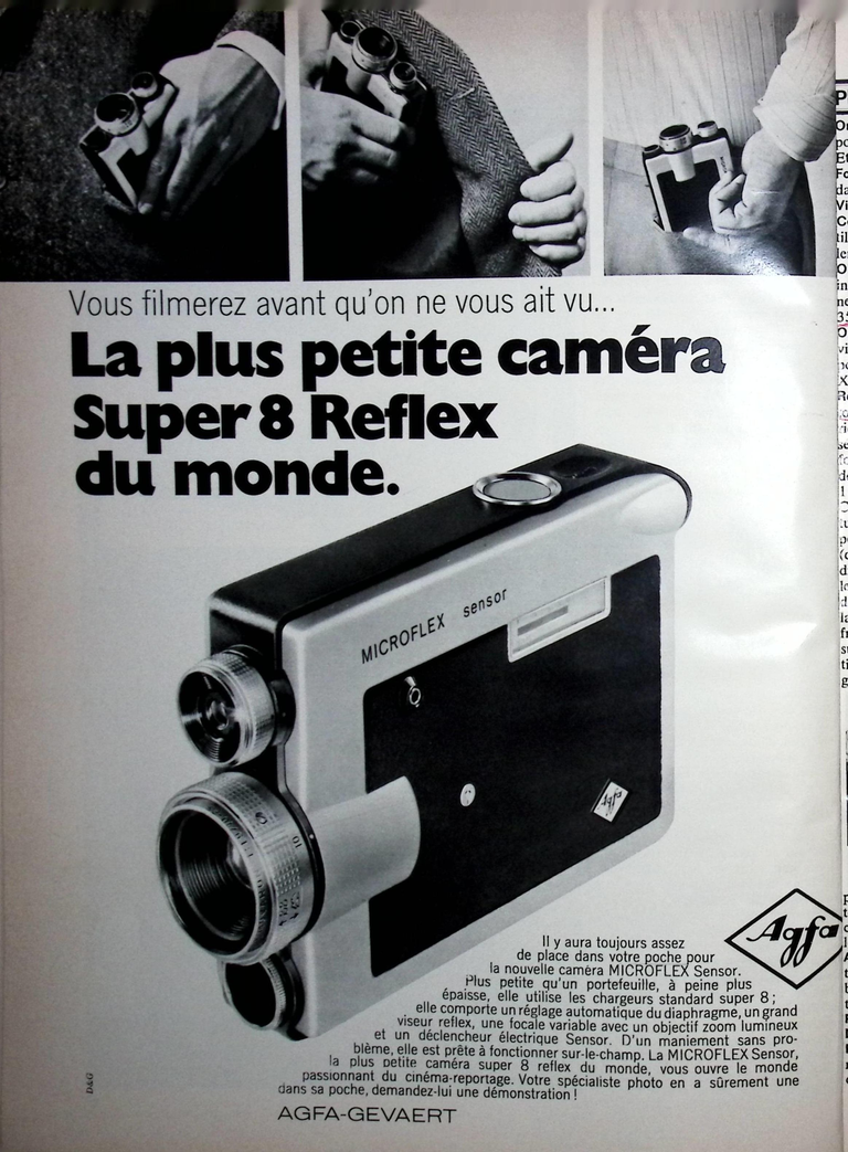 Agfa Microflex sensor - Photo - mai 1970
