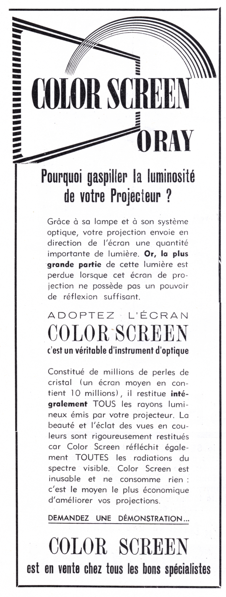 Color-Screen - Ecrans - 1951