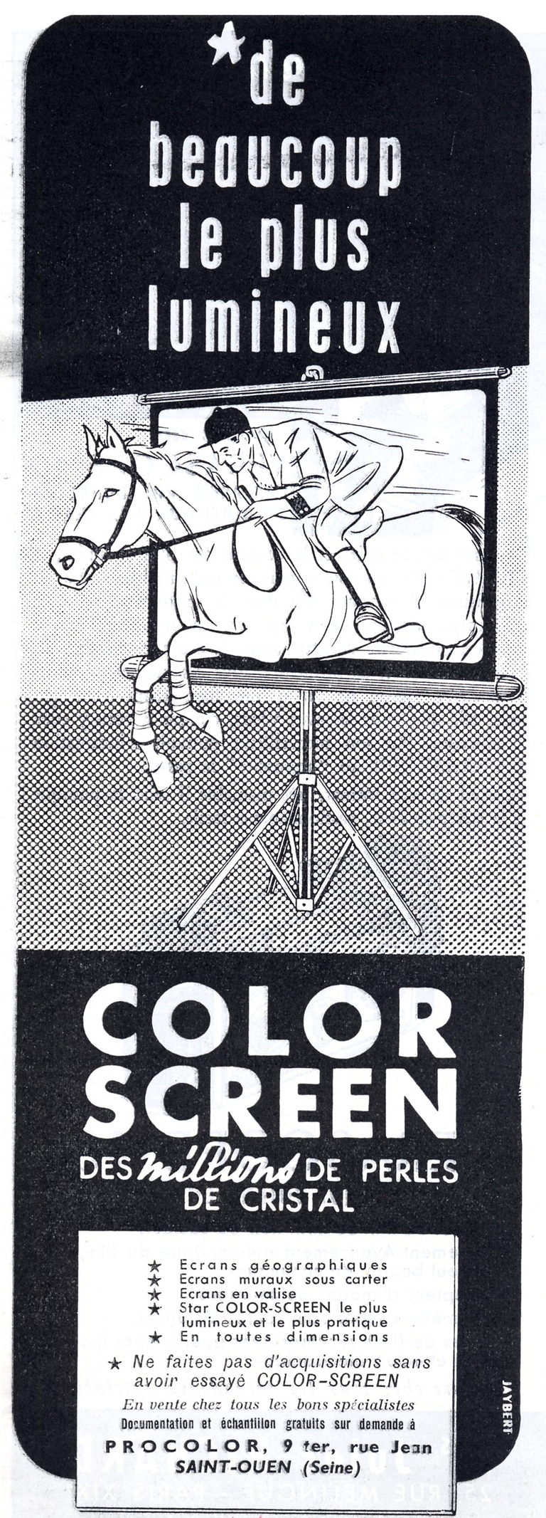 Color-Screen - Ecrans - 1953