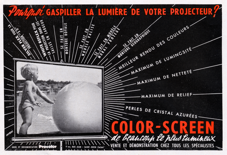 Color-Screen - Ecrans - 1955