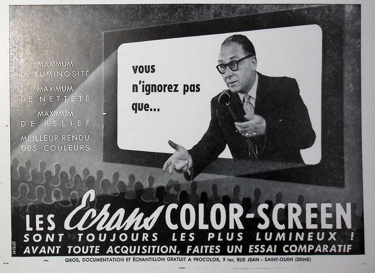 Color-Screen - Ecrans - février 1959 - Caméra huit n°9