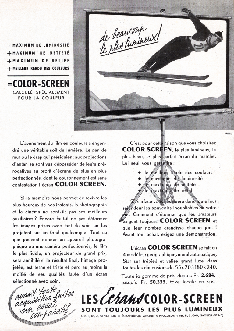 Color-Screen - Ecrans - 1959